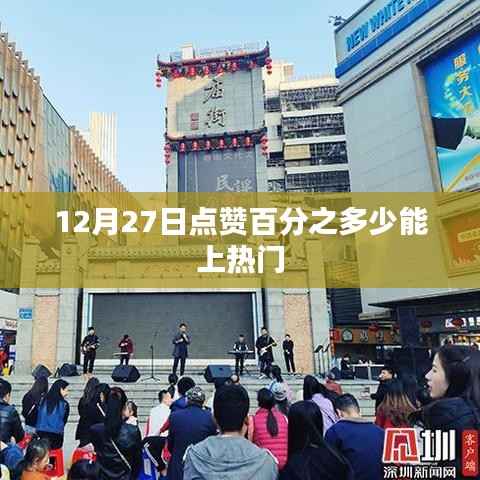 12月27日点赞上热门百分比阈值揭秘