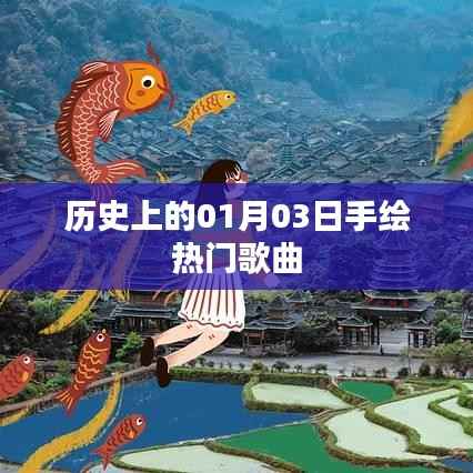 历史上的热门歌曲手绘,一月三日回顾