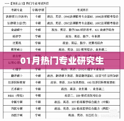 热门研究生专业深度解析