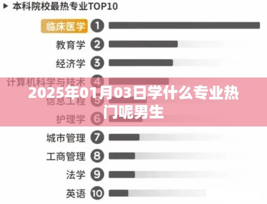 2025年热门男生专业选择趋势分析