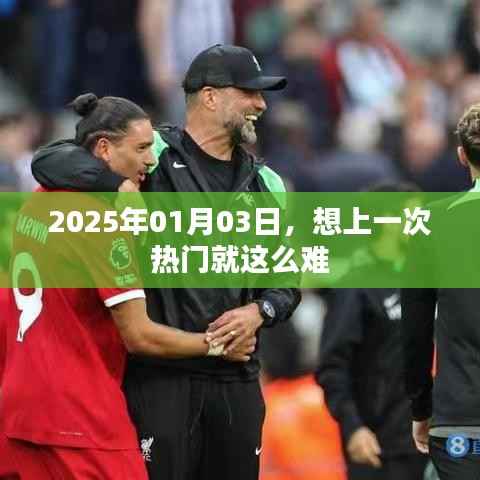 2025年热门话题揭秘,上热门究竟有多难?