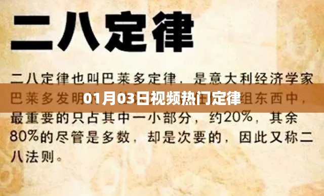 热门视频定律揭秘,揭秘成功秘诀,掌握流量密码!