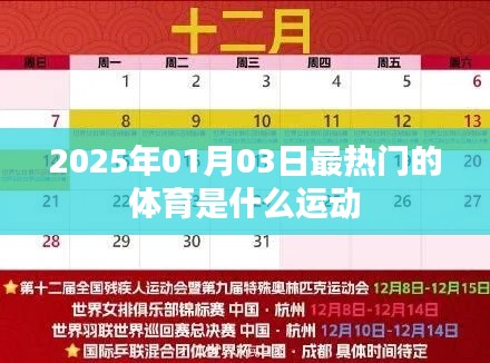 体育热点运动预测,揭秘2025年最热门的体育项目