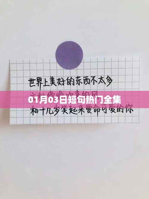 精选短句热门合集,新年新风尚